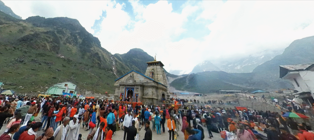 First sight after reaching Kedarnath Dham Temple
