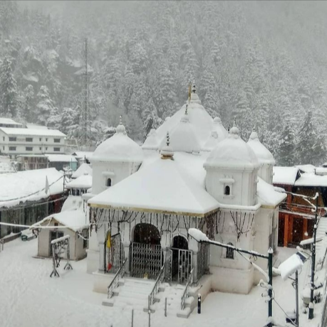 Gangotri Temple in Snow