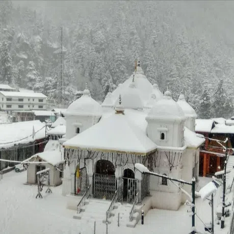 Gangotri Temple in Snow