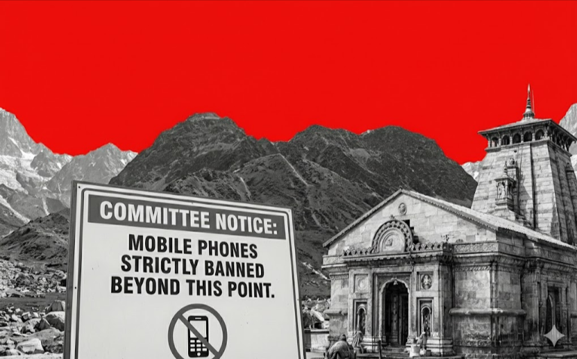 Char Dham Mobile & Camera Ban